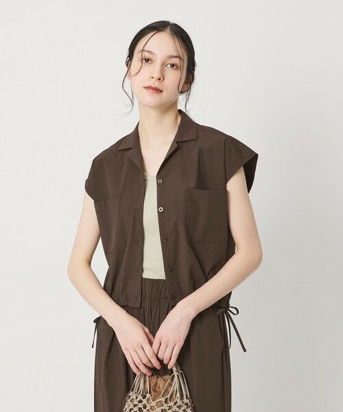 BEAUTY&YOUTH UNITED ARROWS / ビューティー&ユース ユナイテッドアローズ サロペット・オールインワン | 【WEB限定 Wardrobe DAILY MINIMAL】オープンカラーシャツ＆イージーパンツ 接触冷感 UVカット はっ水 | 詳細15