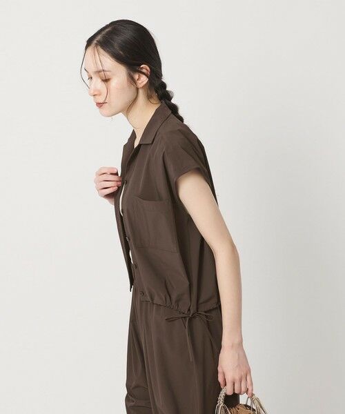 BEAUTY&YOUTH UNITED ARROWS / ビューティー&ユース ユナイテッドアローズ サロペット・オールインワン | 【WEB限定 Wardrobe DAILY MINIMAL】オープンカラーシャツ＆イージーパンツ 接触冷感 UVカット はっ水 | 詳細16