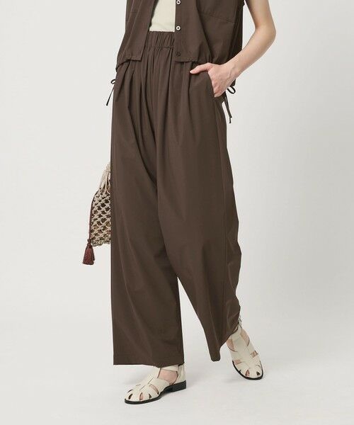 BEAUTY&YOUTH UNITED ARROWS / ビューティー&ユース ユナイテッドアローズ サロペット・オールインワン | 【WEB限定 Wardrobe DAILY MINIMAL】オープンカラーシャツ＆イージーパンツ 接触冷感 UVカット はっ水 | 詳細18