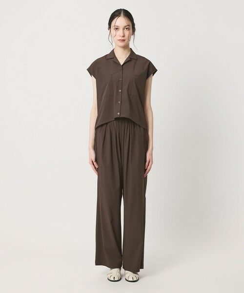 BEAUTY&YOUTH UNITED ARROWS / ビューティー&ユース ユナイテッドアローズ サロペット・オールインワン | 【WEB限定 Wardrobe DAILY MINIMAL】オープンカラーシャツ＆イージーパンツ 接触冷感 UVカット はっ水 | 詳細19