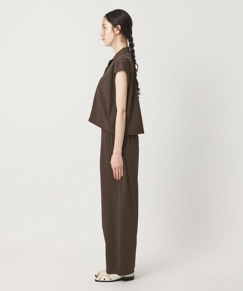 BEAUTY&YOUTH UNITED ARROWS / ビューティー&ユース ユナイテッドアローズ サロペット・オールインワン | 【WEB限定 Wardrobe DAILY MINIMAL】オープンカラーシャツ＆イージーパンツ 接触冷感 UVカット はっ水 | 詳細20