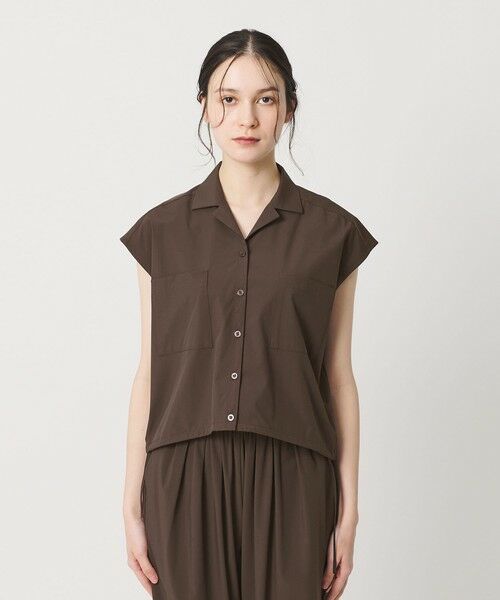 BEAUTY&YOUTH UNITED ARROWS / ビューティー&ユース ユナイテッドアローズ サロペット・オールインワン | 【WEB限定 Wardrobe DAILY MINIMAL】オープンカラーシャツ＆イージーパンツ 接触冷感 UVカット はっ水 | 詳細22