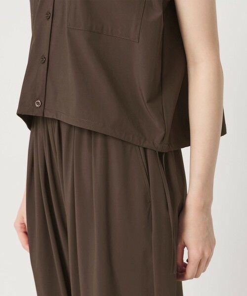 BEAUTY&YOUTH UNITED ARROWS / ビューティー&ユース ユナイテッドアローズ サロペット・オールインワン | 【WEB限定 Wardrobe DAILY MINIMAL】オープンカラーシャツ＆イージーパンツ 接触冷感 UVカット はっ水 | 詳細27