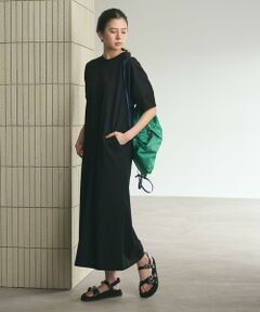 BEAUTY&YOUTH UNITED ARROWS / ビューティー&ユース ユナイテッドアローズ ロング・マキシ丈ワンピース | 【WEB限定 Wardrobe DAILY MINIMAL】パフスリーブ カットワンピース UVカット 接触冷感
