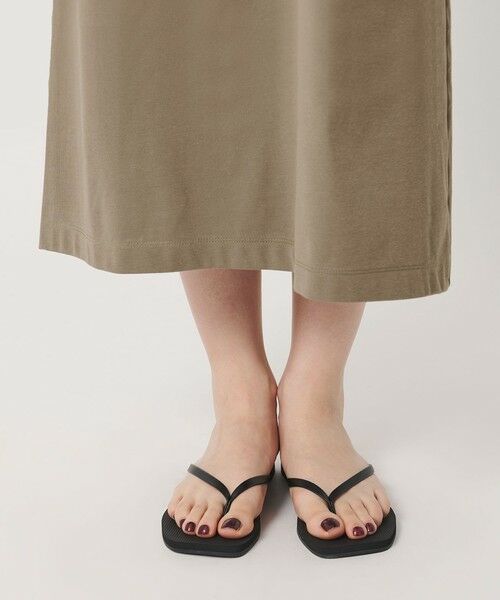 BEAUTY&YOUTH UNITED ARROWS / ビューティー&ユース ユナイテッドアローズ ロング・マキシ丈ワンピース | 【WEB限定 Wardrobe DAILY MINIMAL】パフスリーブ カットワンピース UVカット 接触冷感 | 詳細13