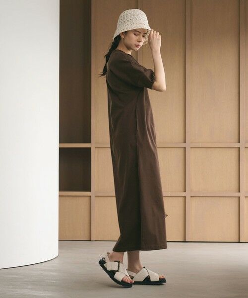BEAUTY&YOUTH UNITED ARROWS / ビューティー&ユース ユナイテッドアローズ ロング・マキシ丈ワンピース | 【WEB限定 Wardrobe DAILY MINIMAL】パフスリーブ カットワンピース UVカット 接触冷感 | 詳細19