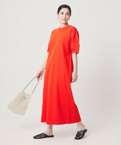 BEAUTY&YOUTH UNITED ARROWS / ビューティー&ユース ユナイテッドアローズ ロング・マキシ丈ワンピース | 【WEB限定 Wardrobe DAILY MINIMAL】パフスリーブ カットワンピース UVカット 接触冷感 | 詳細22
