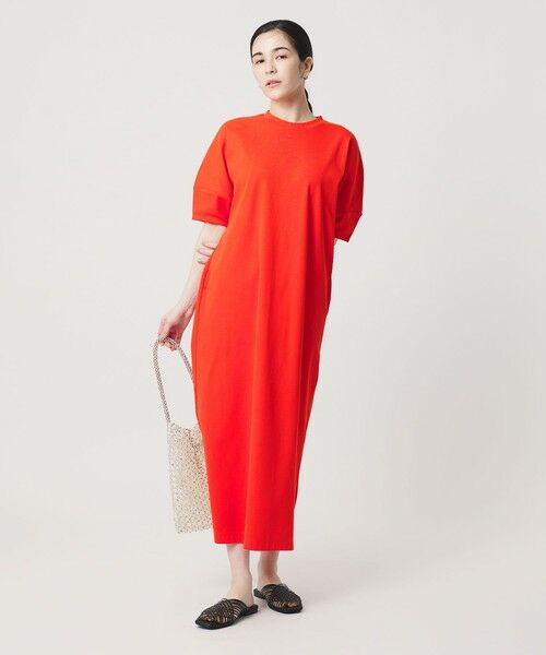 BEAUTY&YOUTH UNITED ARROWS / ビューティー&ユース ユナイテッドアローズ ロング・マキシ丈ワンピース | 【WEB限定 Wardrobe DAILY MINIMAL】パフスリーブ カットワンピース UVカット 接触冷感 | 詳細23