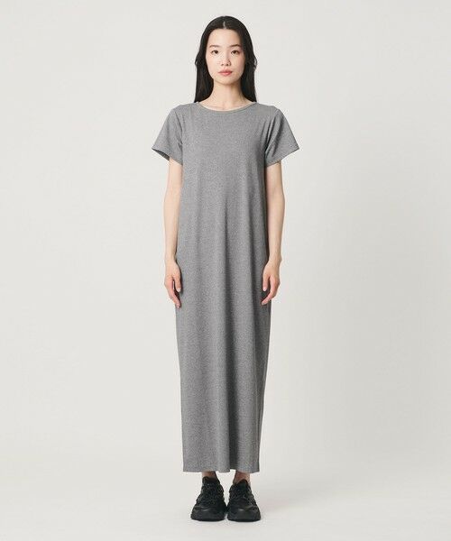 BEAUTY&YOUTH UNITED ARROWS / ビューティー&ユース ユナイテッドアローズ ロング・マキシ丈ワンピース | 【WEB限定】リブショートスリーブ カットソーワンピース | 詳細9