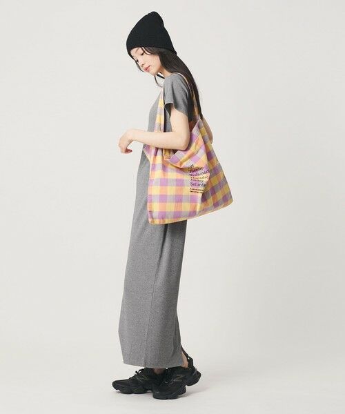 BEAUTY&YOUTH UNITED ARROWS / ビューティー&ユース ユナイテッドアローズ ロング・マキシ丈ワンピース | 【WEB限定】リブショートスリーブ カットソーワンピース | 詳細6