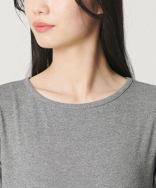 BEAUTY&YOUTH UNITED ARROWS / ビューティー&ユース ユナイテッドアローズ ロング・マキシ丈ワンピース | 【WEB限定】リブショートスリーブ カットソーワンピース | 詳細12
