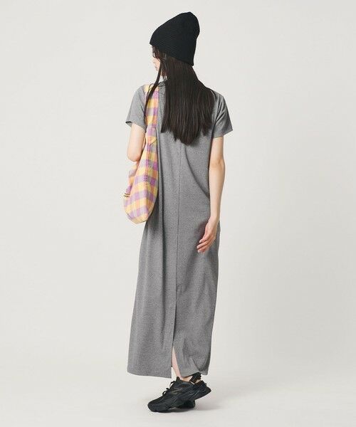BEAUTY&YOUTH UNITED ARROWS / ビューティー&ユース ユナイテッドアローズ ロング・マキシ丈ワンピース | 【WEB限定】リブショートスリーブ カットソーワンピース | 詳細7