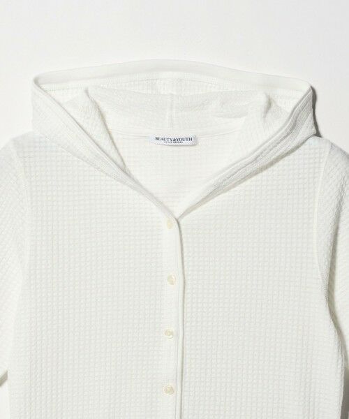 BEAUTY&YOUTH UNITED ARROWS / ビューティー&ユース ユナイテッドアローズ カーディガン・ボレロ | ボーダー＆ソリッド フード カーディガン | 詳細1