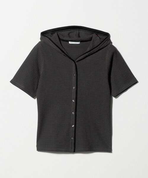 BEAUTY&YOUTH UNITED ARROWS / ビューティー&ユース ユナイテッドアローズ カーディガン・ボレロ | ボーダー＆ソリッド フード カーディガン（DK.BROWN）