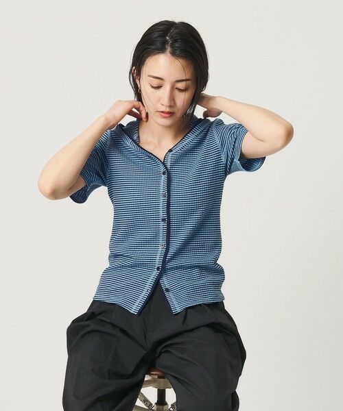 BEAUTY&YOUTH UNITED ARROWS / ビューティー&ユース ユナイテッドアローズ カーディガン・ボレロ | ボーダー＆ソリッド フード カーディガン | 詳細10
