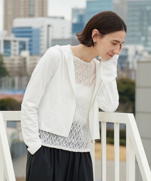 BEAUTY&YOUTH UNITED ARROWS / ビューティー&ユース ユナイテッドアローズ パーカー | 【WEB限定 Wardrobe DAILY MINIMAL】フードジップパーカー UVカット 接触冷感 ウォッシャブル | 詳細2