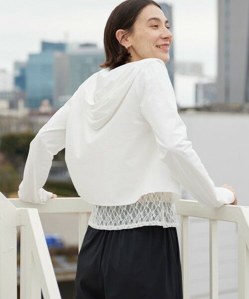 BEAUTY&YOUTH UNITED ARROWS / ビューティー&ユース ユナイテッドアローズ パーカー | 【WEB限定 Wardrobe DAILY MINIMAL】フードジップパーカー UVカット 接触冷感 ウォッシャブル | 詳細8