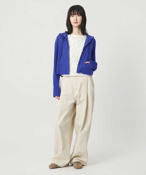 BEAUTY&YOUTH UNITED ARROWS / ビューティー&ユース ユナイテッドアローズ パーカー | 【WEB限定 Wardrobe DAILY MINIMAL】フードジップパーカー UVカット 接触冷感 ウォッシャブル | 詳細13
