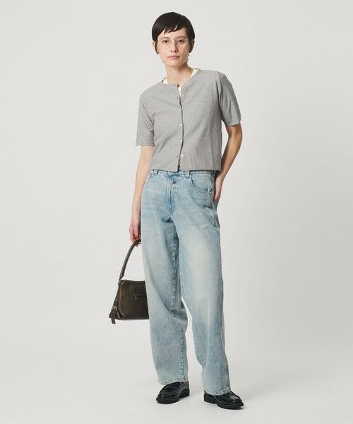 BEAUTY&YOUTH UNITED ARROWS / ビューティー&ユース ユナイテッドアローズ カーディガン・ボレロ | 【WEB限定】ラメ ショートスリーブカーディガン | 詳細3