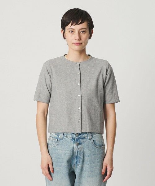 BEAUTY&YOUTH UNITED ARROWS / ビューティー&ユース ユナイテッドアローズ カーディガン・ボレロ | 【WEB限定】ラメ ショートスリーブカーディガン | 詳細4