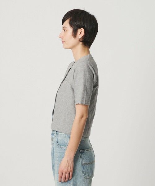 BEAUTY&YOUTH UNITED ARROWS / ビューティー&ユース ユナイテッドアローズ カーディガン・ボレロ | 【WEB限定】ラメ ショートスリーブカーディガン | 詳細5