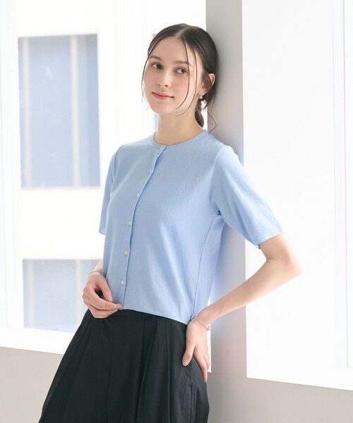 BEAUTY&YOUTH UNITED ARROWS / ビューティー&ユース ユナイテッドアローズ カーディガン・ボレロ | 【WEB限定】ラメ ショートスリーブカーディガン | 詳細19