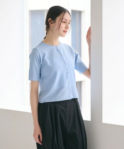 BEAUTY&YOUTH UNITED ARROWS / ビューティー&ユース ユナイテッドアローズ カーディガン・ボレロ | 【WEB限定】ラメ ショートスリーブカーディガン | 詳細20