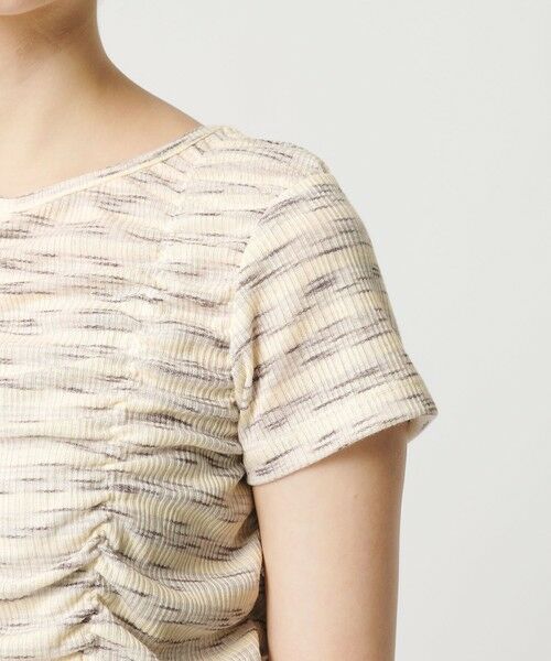 BEAUTY&YOUTH UNITED ARROWS / ビューティー&ユース ユナイテッドアローズ カットソー | 【WEB限定】カスリボーダー シャーリングトップス 2WAY | 詳細27