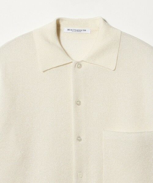 BEAUTY&YOUTH UNITED ARROWS / ビューティー&ユース ユナイテッドアローズ カーディガン・ボレロ | ミラノリブ ショートスリーブ シャツカーディガン ウォッシャブル | 詳細1