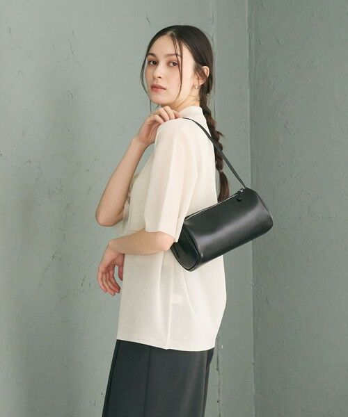 BEAUTY&YOUTH UNITED ARROWS / ビューティー&ユース ユナイテッドアローズ カーディガン・ボレロ | ミラノリブ ショートスリーブ シャツカーディガン ウォッシャブル | 詳細3