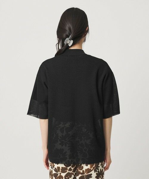 BEAUTY&YOUTH UNITED ARROWS / ビューティー&ユース ユナイテッドアローズ カーディガン・ボレロ | ミラノリブ ショートスリーブ シャツカーディガン ウォッシャブル | 詳細13