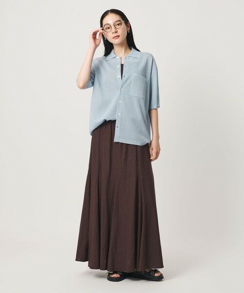 BEAUTY&YOUTH UNITED ARROWS / ビューティー&ユース ユナイテッドアローズ カーディガン・ボレロ | ミラノリブ ショートスリーブ シャツカーディガン ウォッシャブル | 詳細27