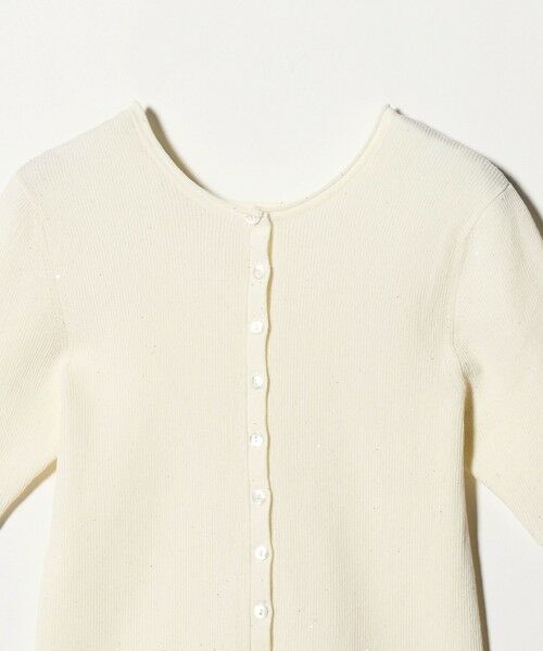 BEAUTY&YOUTH UNITED ARROWS / ビューティー&ユース ユナイテッドアローズ カーディガン・ボレロ | スパンコール ハーフスリーブ ２WAYカーディガン ウォッシャブル | 詳細1