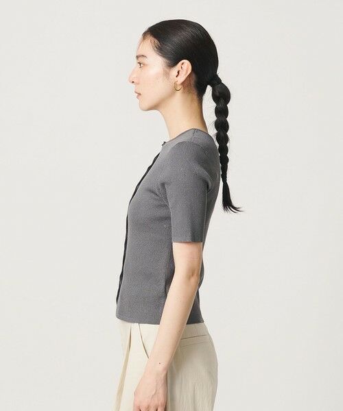 BEAUTY&YOUTH UNITED ARROWS / ビューティー&ユース ユナイテッドアローズ カーディガン・ボレロ | スパンコール ハーフスリーブ ２WAYカーディガン ウォッシャブル | 詳細12