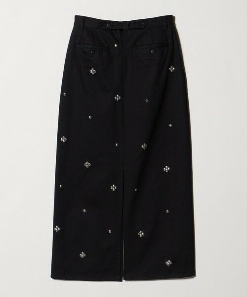BEAUTY&YOUTH UNITED ARROWS / ビューティー&ユース ユナイテッドアローズ デニムスカート | ＜muller of yoshiokubo＞メタルビーズ ロングスカート（BLACK）