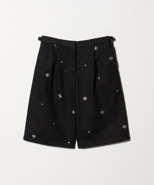 BEAUTY&YOUTH UNITED ARROWS / ビューティー&ユース ユナイテッドアローズ ショート・ハーフ・半端丈パンツ | ＜muller of yoshiokubo＞メタルビーズ ハーフパンツ（BLACK）