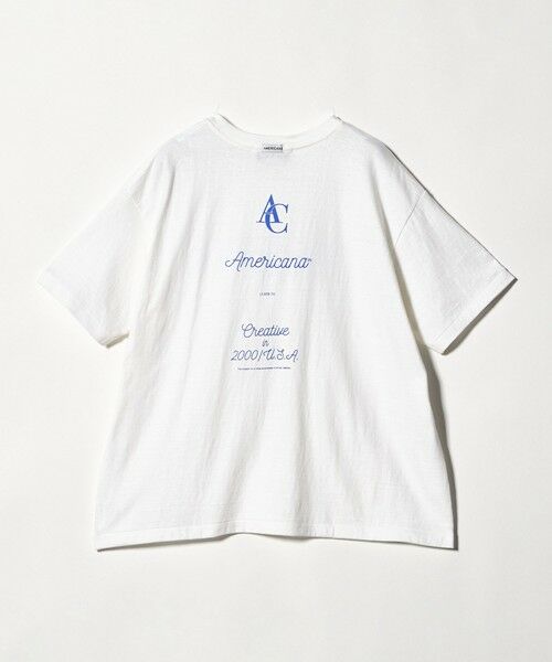 BEAUTY&YOUTH UNITED ARROWS / ビューティー&ユース ユナイテッドアローズ Tシャツ | ＜Americana＞ロゴ ショートスリーブ Tシャツ | 詳細1