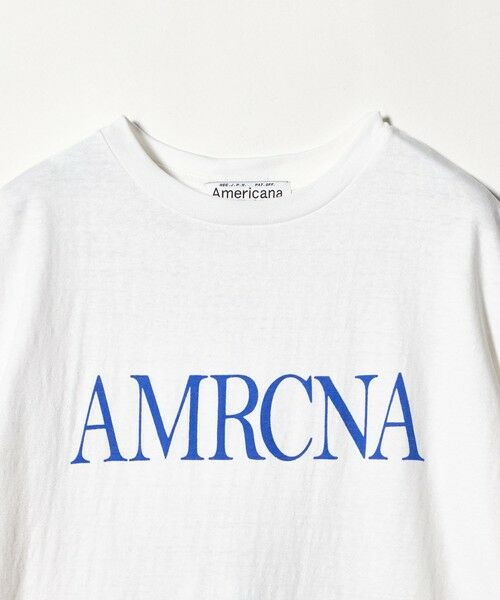 BEAUTY&YOUTH UNITED ARROWS / ビューティー&ユース ユナイテッドアローズ Tシャツ | ＜Americana＞ロゴ ショートスリーブ Tシャツ | 詳細3