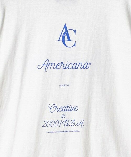 BEAUTY&YOUTH UNITED ARROWS / ビューティー&ユース ユナイテッドアローズ Tシャツ | ＜Americana＞ロゴ ショートスリーブ Tシャツ | 詳細4