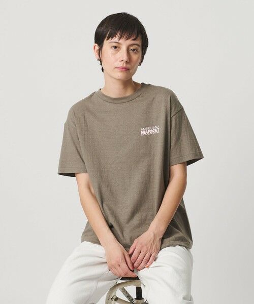 BEAUTY&YOUTH UNITED ARROWS / ビューティー&ユース ユナイテッドアローズ Tシャツ | ＜Americana＞ロゴ ショートスリーブ Tシャツ | 詳細6