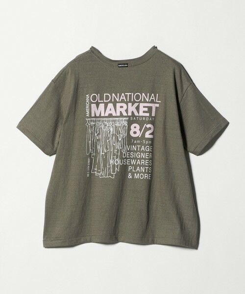 BEAUTY&YOUTH UNITED ARROWS / ビューティー&ユース ユナイテッドアローズ Tシャツ | ＜Americana＞ロゴ ショートスリーブ Tシャツ | 詳細10