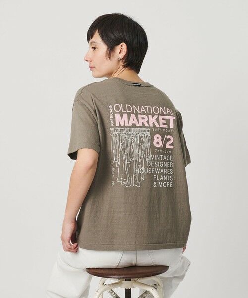 BEAUTY&YOUTH UNITED ARROWS / ビューティー&ユース ユナイテッドアローズ Tシャツ | ＜Americana＞ロゴ ショートスリーブ Tシャツ | 詳細7