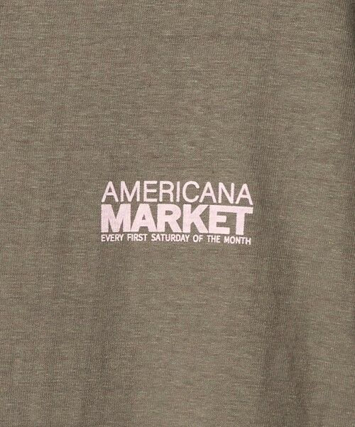 BEAUTY&YOUTH UNITED ARROWS / ビューティー&ユース ユナイテッドアローズ Tシャツ | ＜Americana＞ロゴ ショートスリーブ Tシャツ | 詳細12