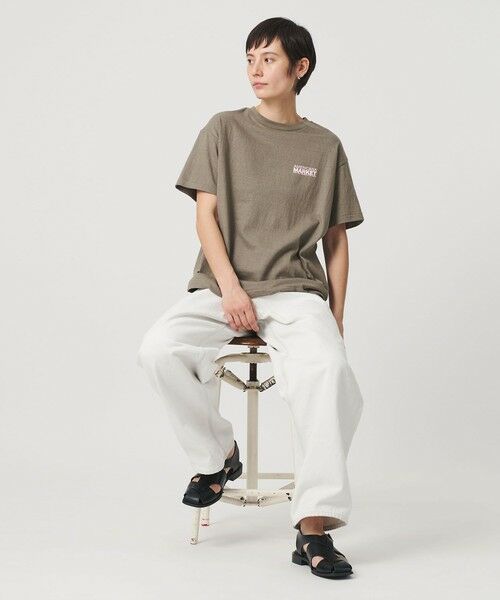 BEAUTY&YOUTH UNITED ARROWS / ビューティー&ユース ユナイテッドアローズ Tシャツ | ＜Americana＞ロゴ ショートスリーブ Tシャツ | 詳細8