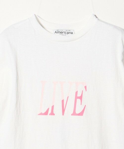 BEAUTY&YOUTH UNITED ARROWS / ビューティー&ユース ユナイテッドアローズ Tシャツ | ＜Americana＞LIVE プリント Tシャツ | 詳細5