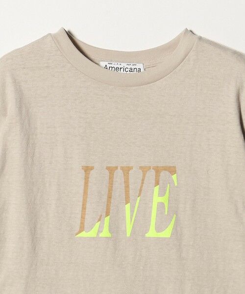 BEAUTY&YOUTH UNITED ARROWS / ビューティー&ユース ユナイテッドアローズ Tシャツ | ＜Americana＞LIVE プリント Tシャツ | 詳細5