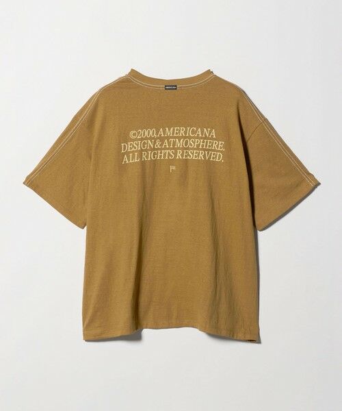 BEAUTY&YOUTH UNITED ARROWS / ビューティー&ユース ユナイテッドアローズ Tシャツ | 【別注】＜Americana＞プリント ビッグTシャツ | 詳細1