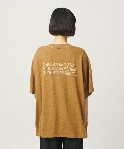 BEAUTY&YOUTH UNITED ARROWS / ビューティー&ユース ユナイテッドアローズ Tシャツ | 【別注】＜Americana＞プリント ビッグTシャツ | 詳細6