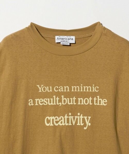 BEAUTY&YOUTH UNITED ARROWS / ビューティー&ユース ユナイテッドアローズ Tシャツ | 【別注】＜Americana＞プリント ビッグTシャツ | 詳細9