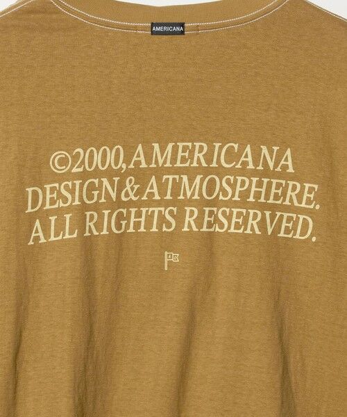 BEAUTY&YOUTH UNITED ARROWS / ビューティー&ユース ユナイテッドアローズ Tシャツ | 【別注】＜Americana＞プリント ビッグTシャツ | 詳細13